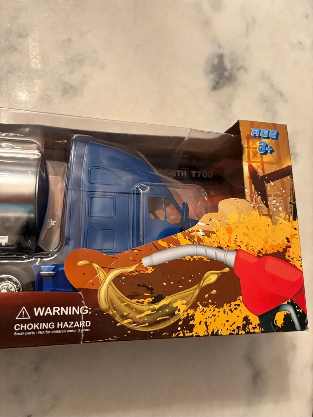 Die-Cast Toy Tanker Truck — Blue
